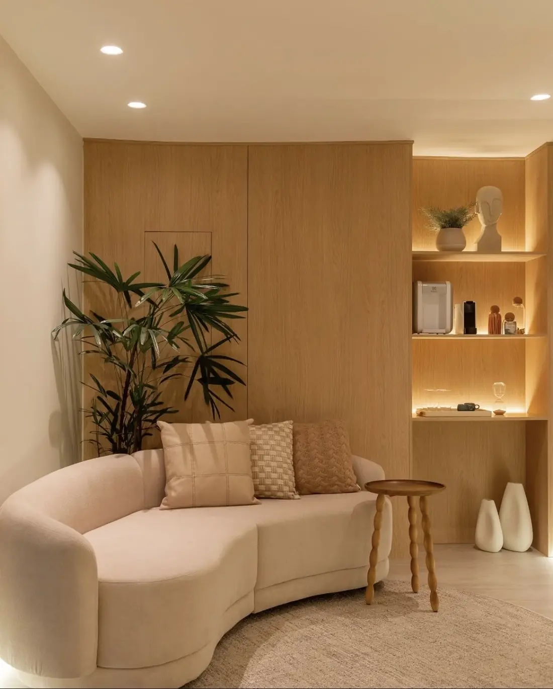 Sala de acolhimento do Instituto InMind — ambiente discreto para primeira consulta psiquiátrica